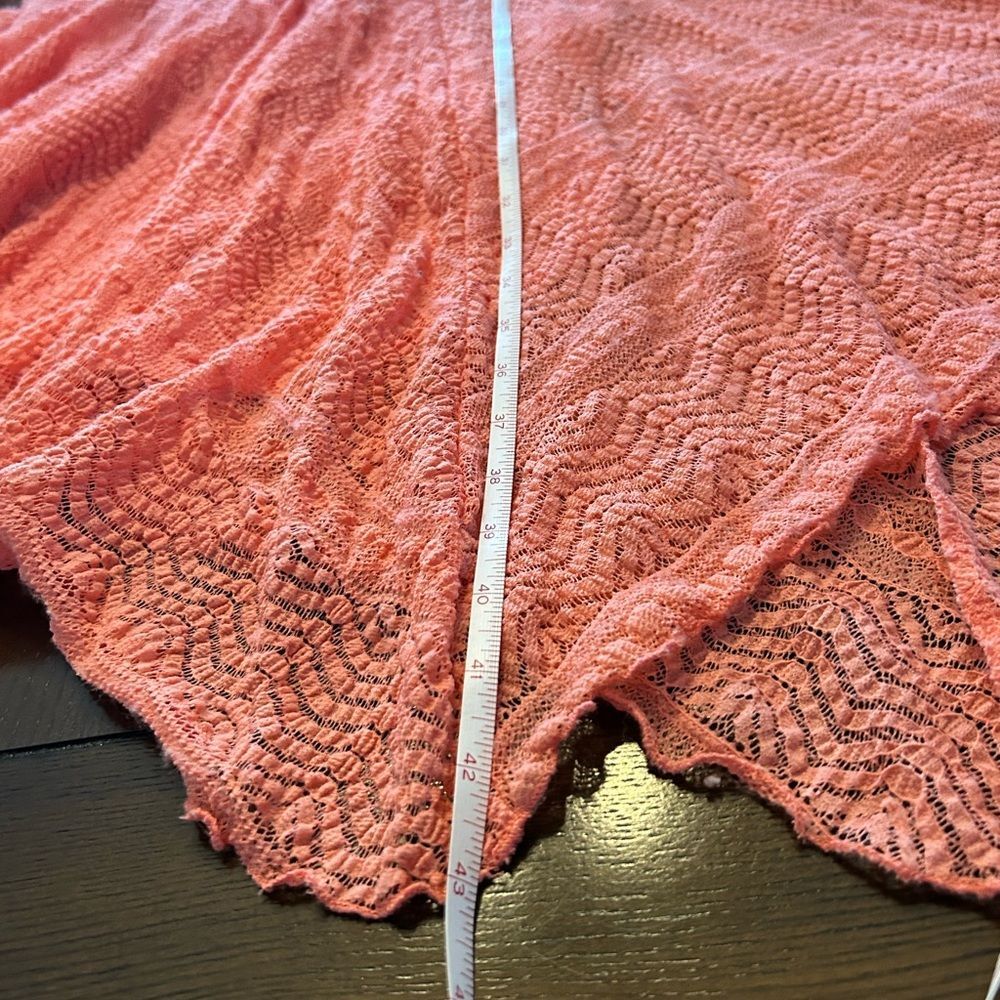 Rabbit Rabbit Rabbit | Peach Asymmetrical Dress | Size 10P - Picture 8 of 10